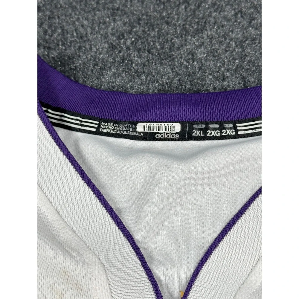 Adidas Kobe Bryant #24 Los Angeles Lakers Swingman Jersey White Mens 2XL